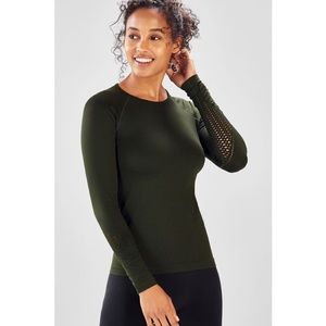 Fabletics Dylana Seamless Top - WMN Medium - Green